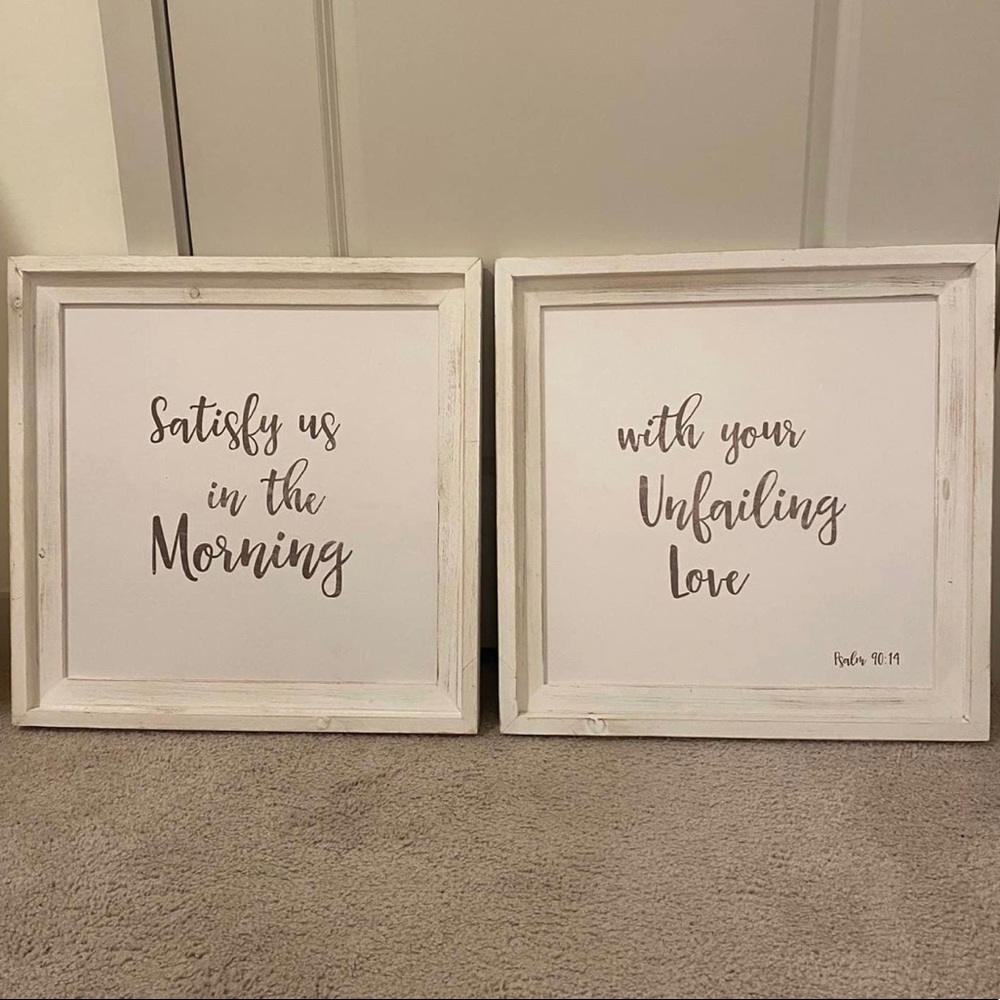 Psalm 90:14 Wall Decor